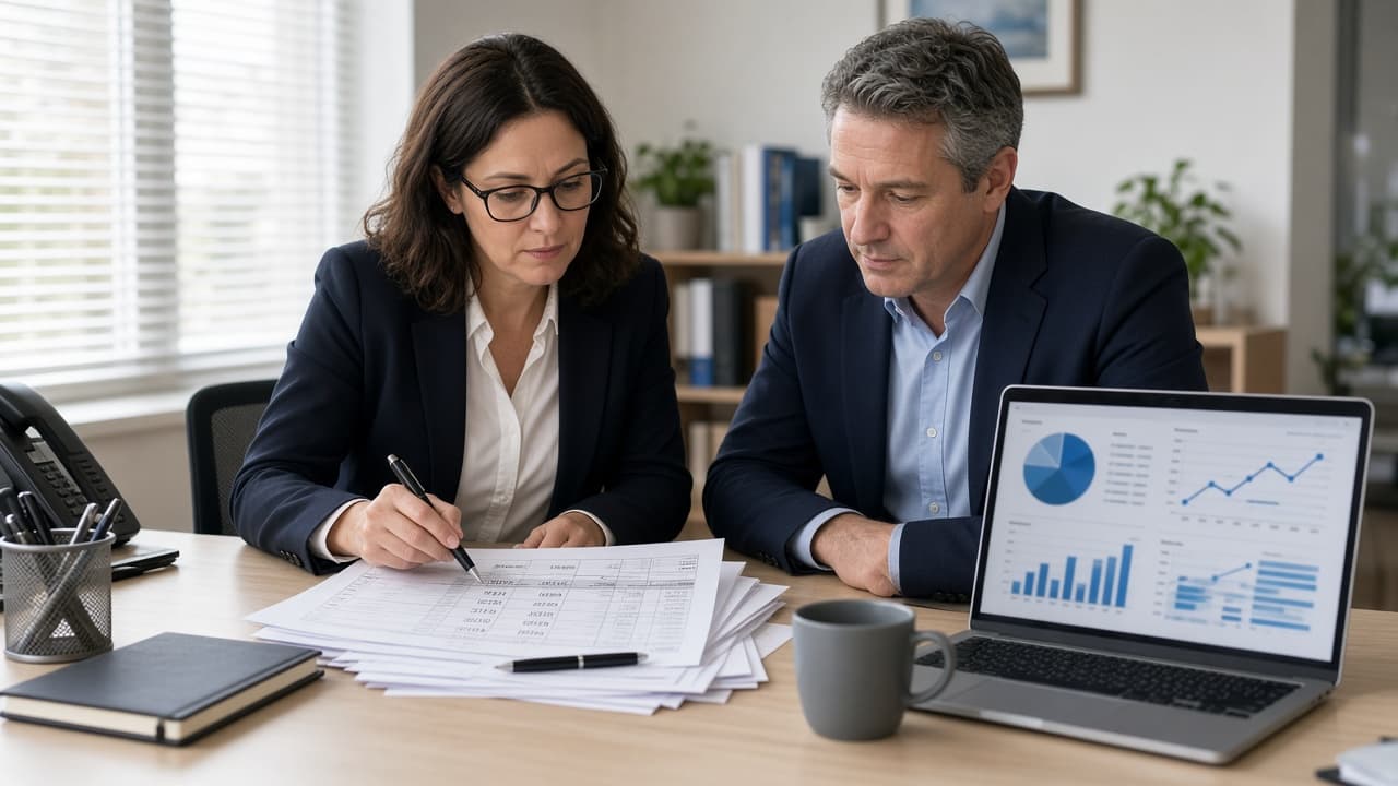 Accounts & Finance team at work